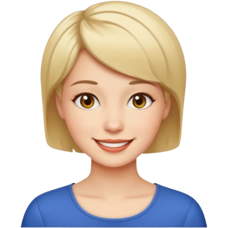 female short hair  emoji