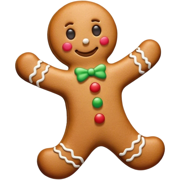 Имбирный человечек emoji