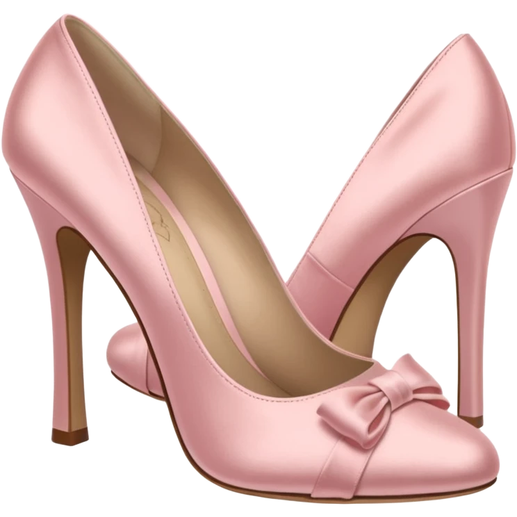 Soft pink shoes emoji