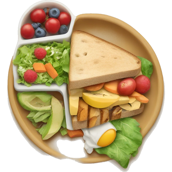 Healthy lunch  emoji