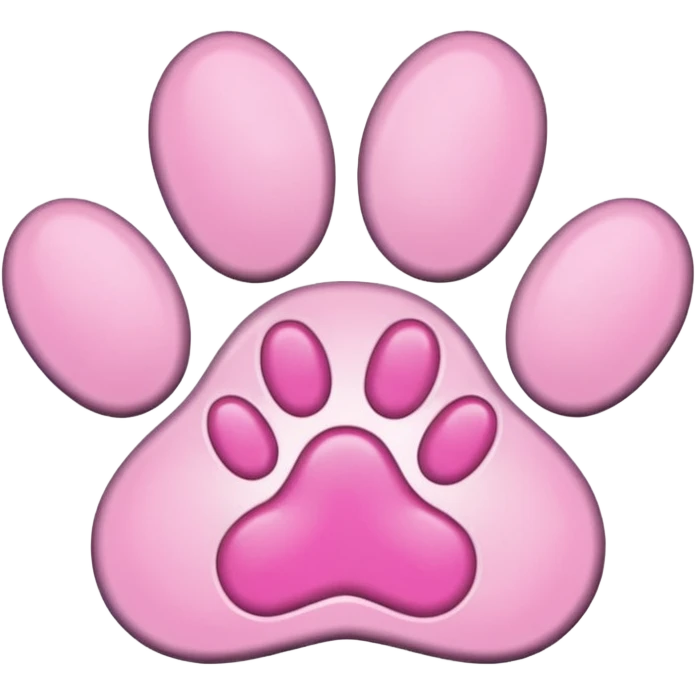 puppy paw print with a border emoji