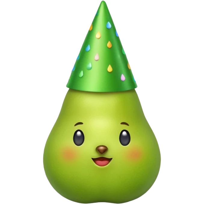 Birne die Party macht ohne Alkoholglas emoji