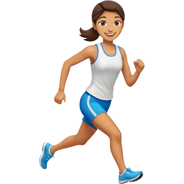 Running girl  emoji