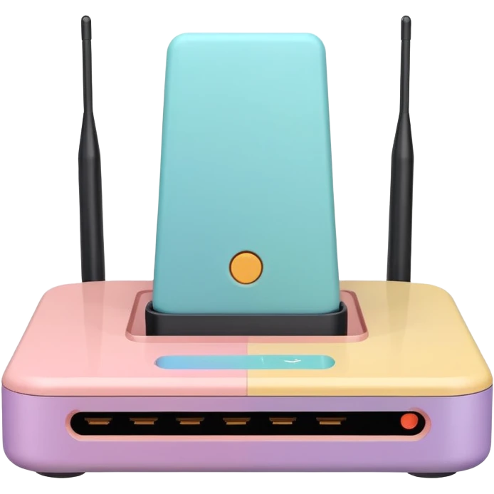 Can you make the AI LLM model router more abstract with pastel colors? emoji