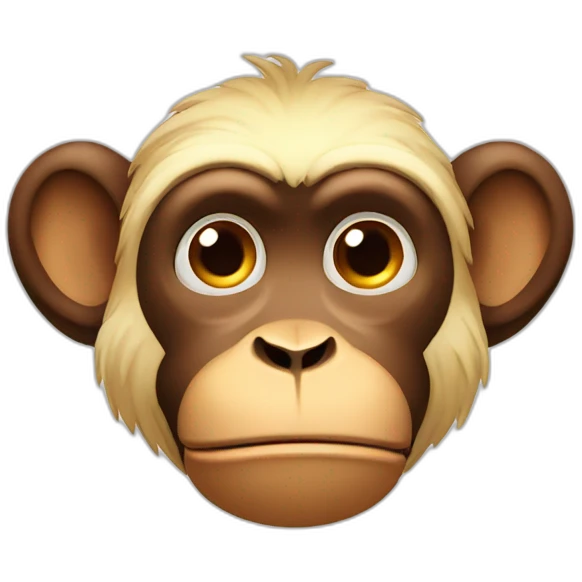 bored lazy monkey emoji
