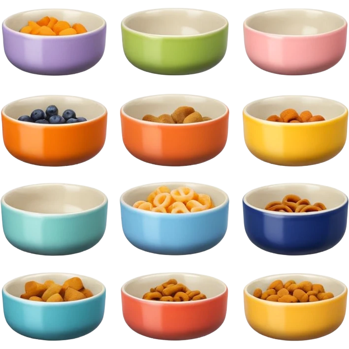 food bowls for animal emoji