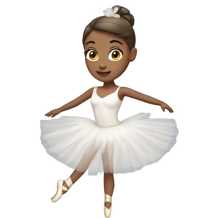 white ballerina emoji