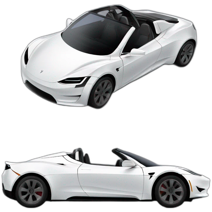 Tesla roadster emoji
