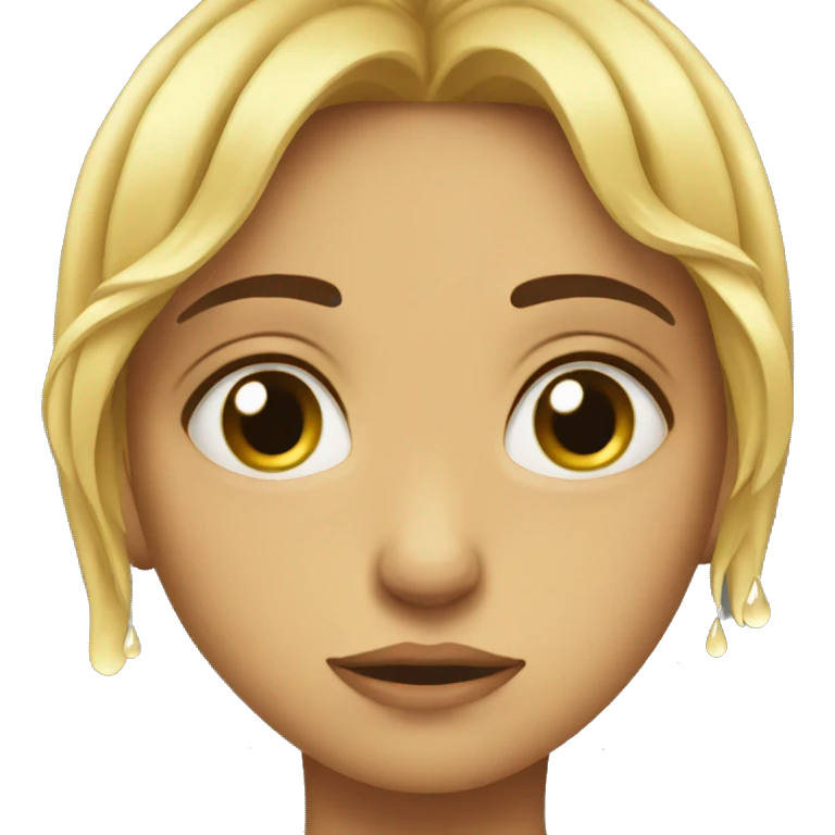 emoji sad with drops make it girl emoji