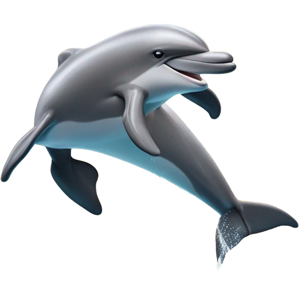 Dolphin jumping over Eagle  emoji