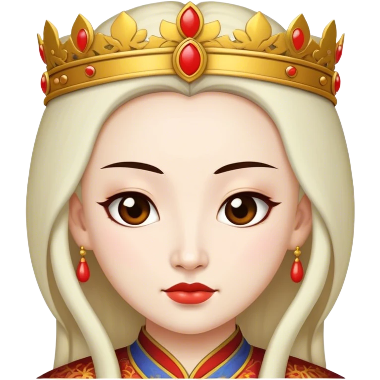 The face of the emperor's concubine in medieval China emoji