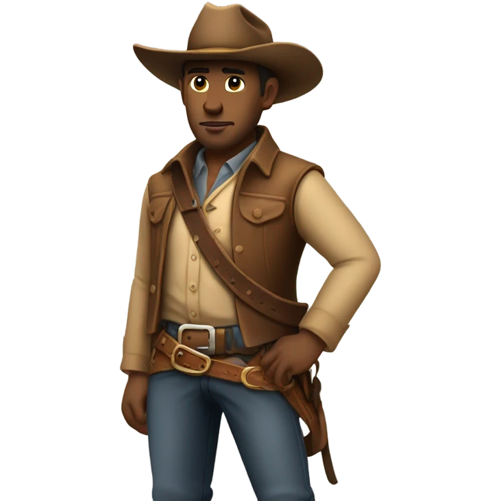 Cowboy on a horse emoji