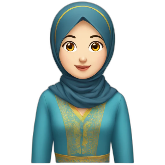 uyghur turkish girl emoji