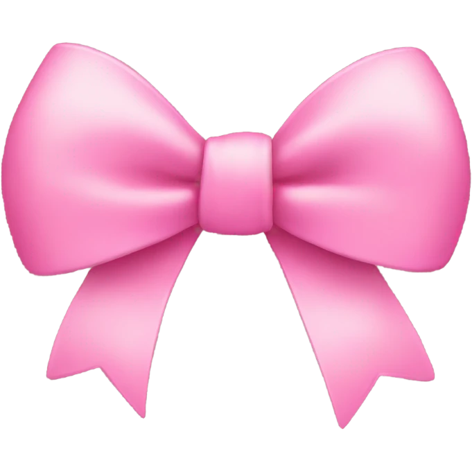 small pink bow emoji