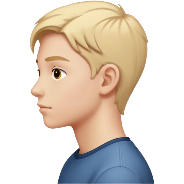 teenager profile view emoji