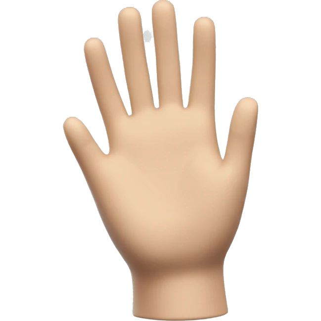 Playmobil hand  emoji
