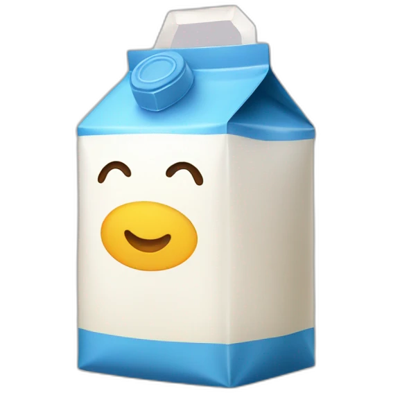 Japanese milk carton emoji