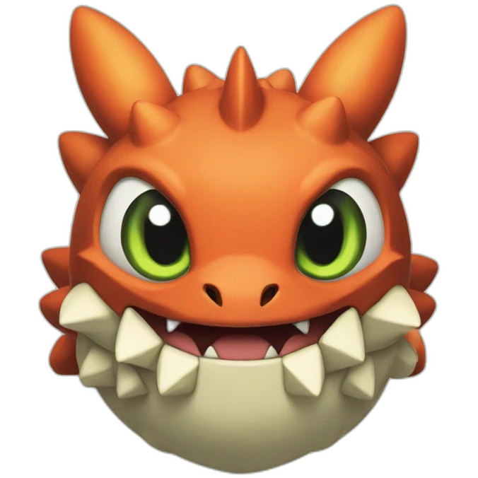Dracofeu shyny pokémon emoji
