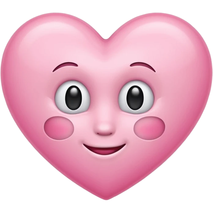 Licht roze hart emoji