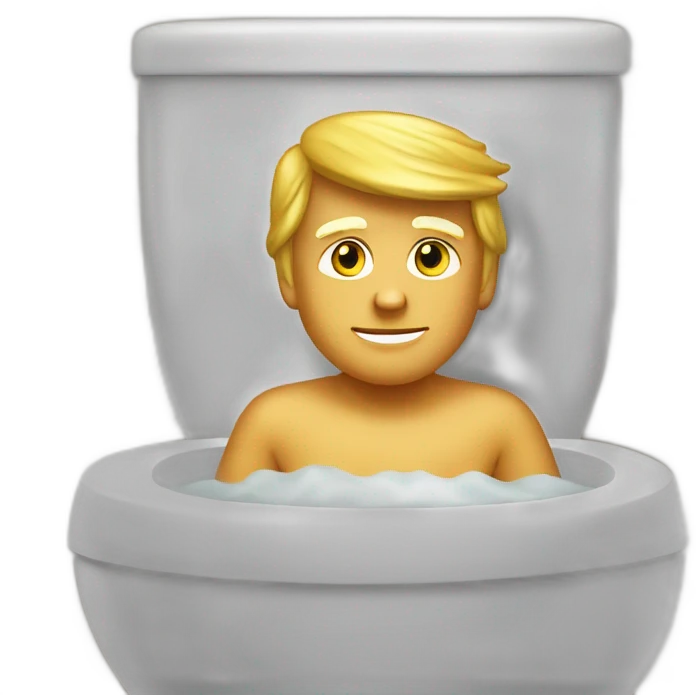 trump-baño-de-oro emoji