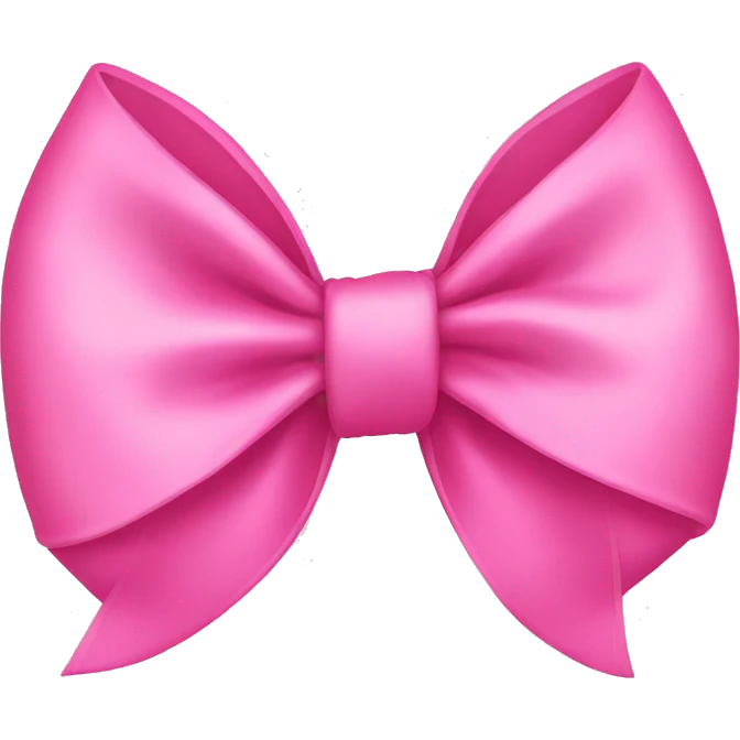 Pink bow emoji