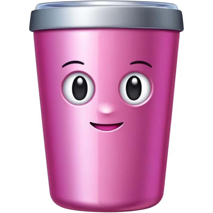 pink tumbler emoji