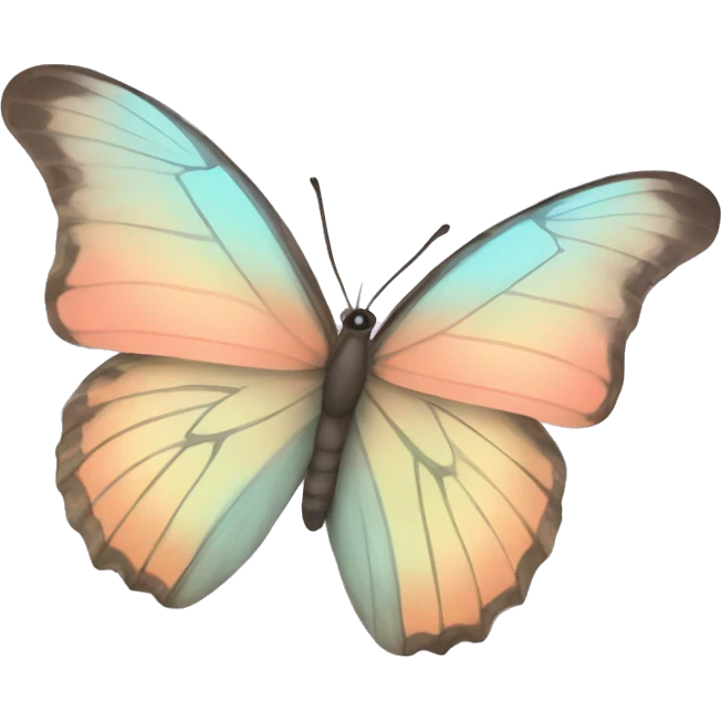 Pastell butterfly emoji