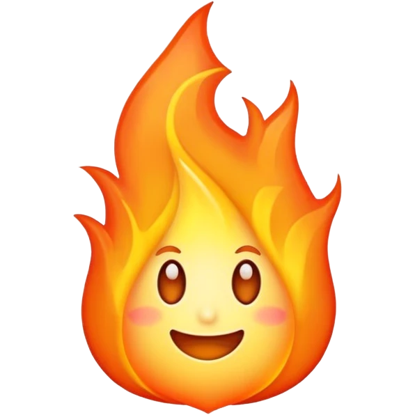 Zarza ardiendo emoji