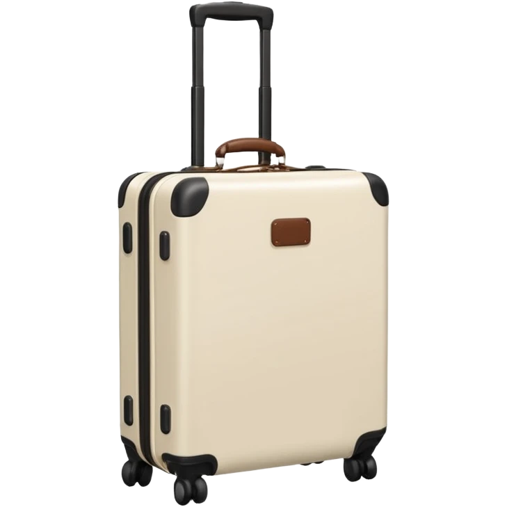 aesthetic ivory minimal luggage emoji