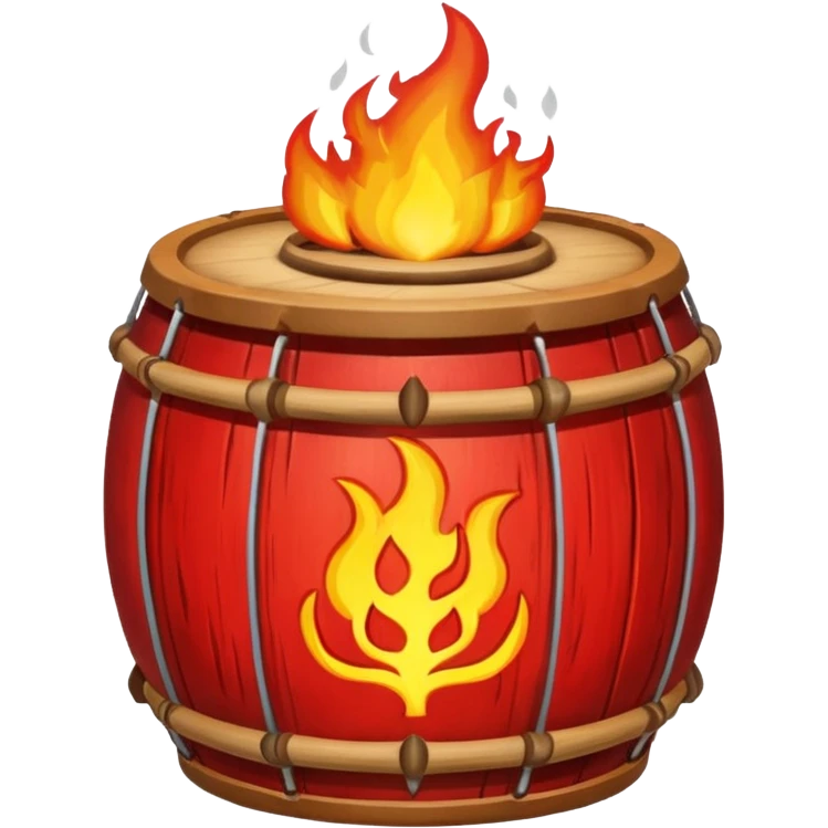 SHAMAN DRUM FIRE emoji
