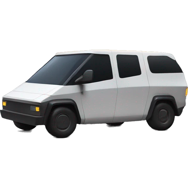 emoji of tesla cybertruck on fire emoji