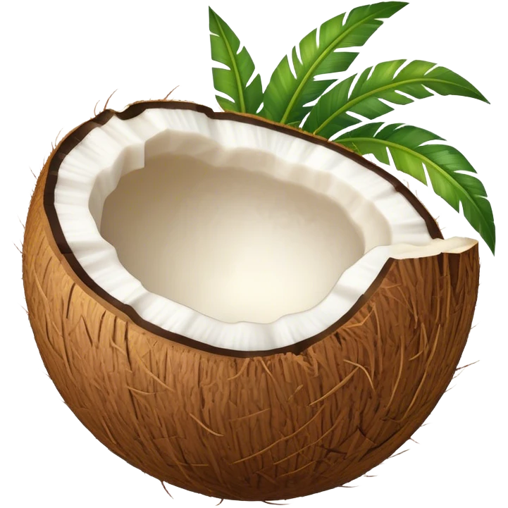 coconuut with flavours emoji