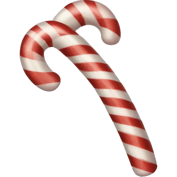candy cane emoji