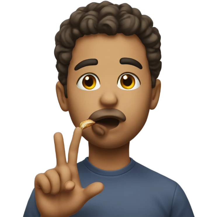 Me blowing a kiss  emoji