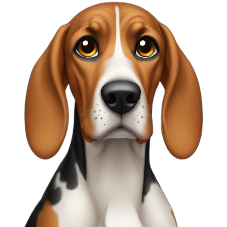 Coonhound emoji