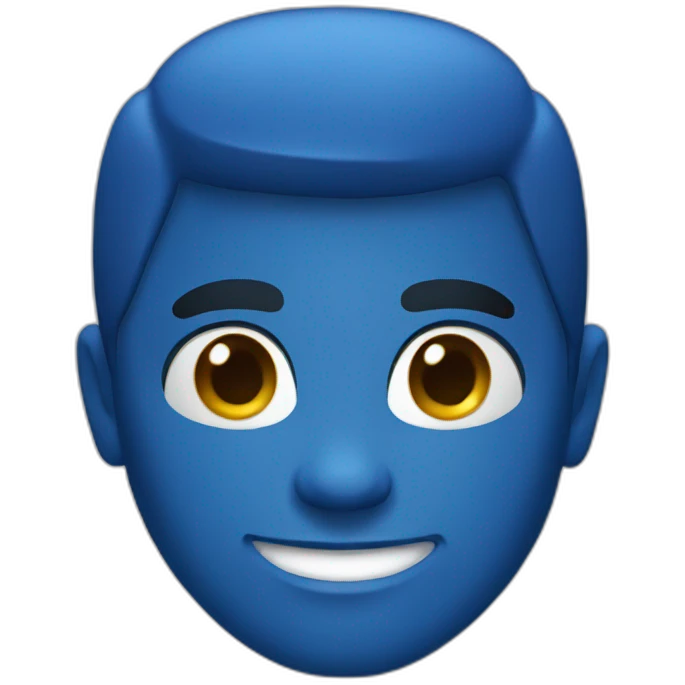 blue avatar emoji