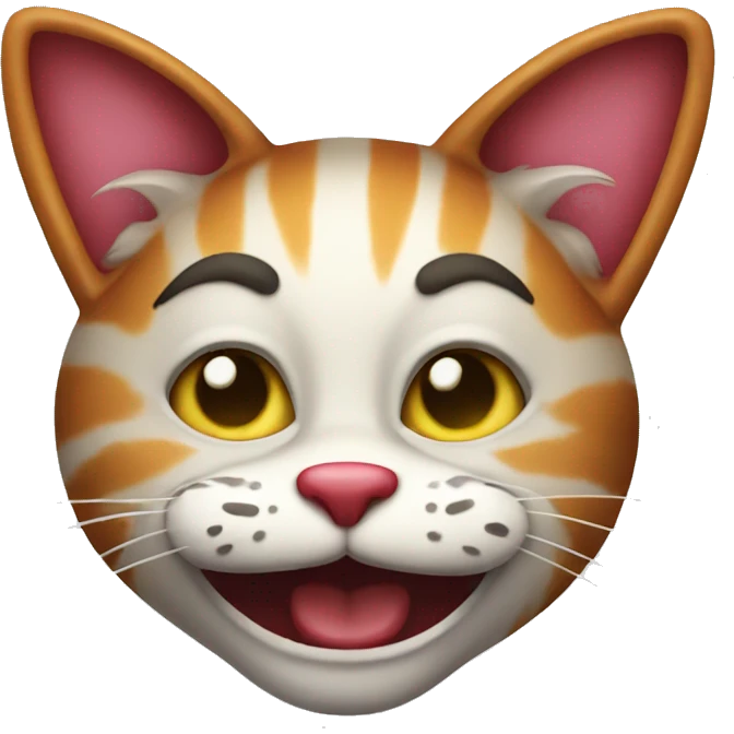cat clown emoji
