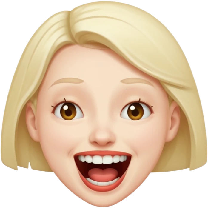 خنده از روی ترس emoji