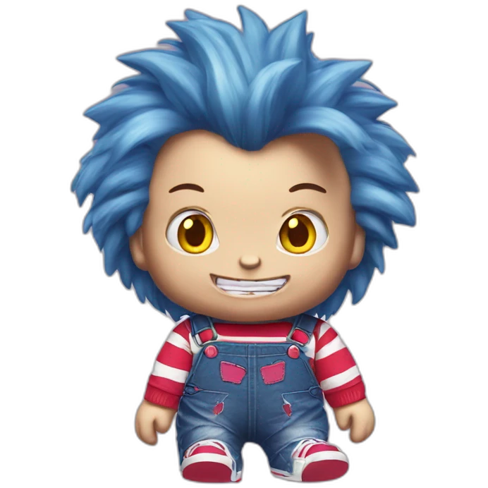 Chucky as hello kitty emoji