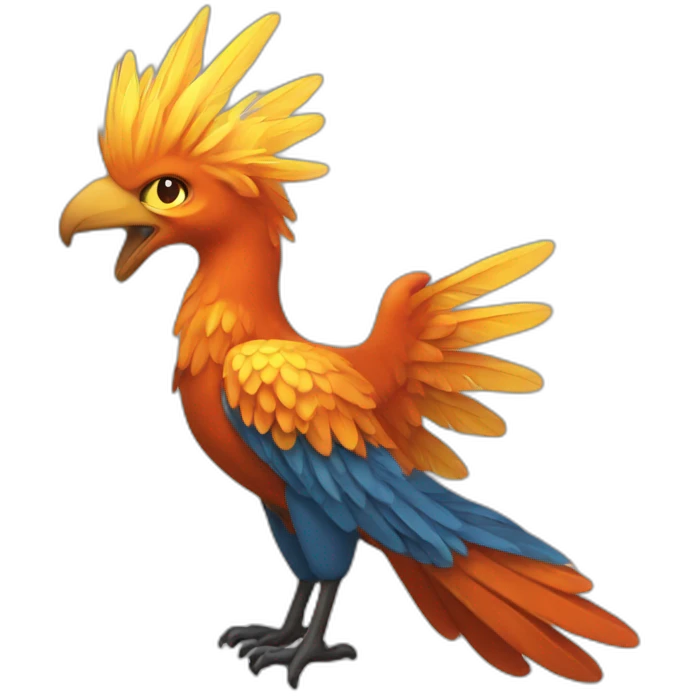 un phénix emoji