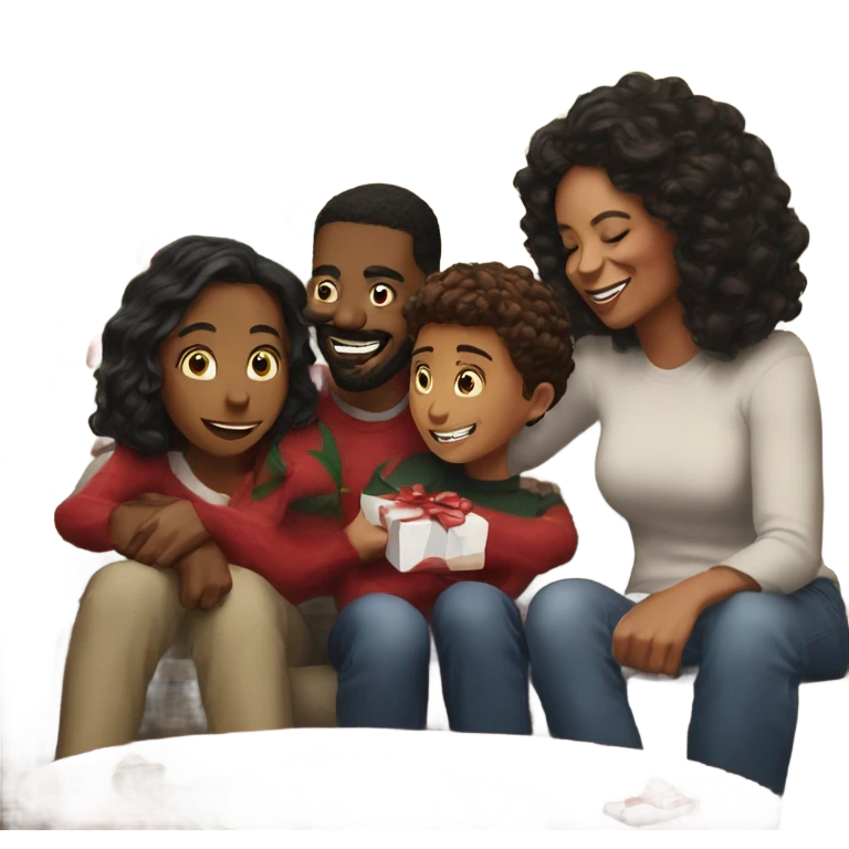 christmas moment with family  emoji