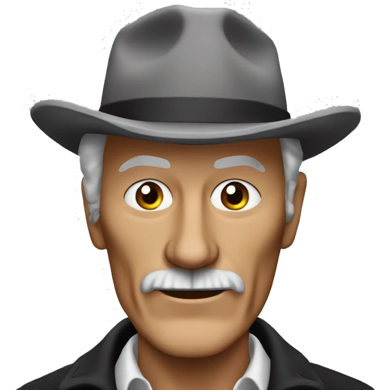 lee van cleef with cat ears emoji