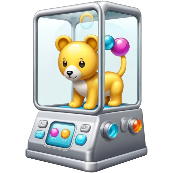 Emoji of a stuffed animals catching  machine emoji