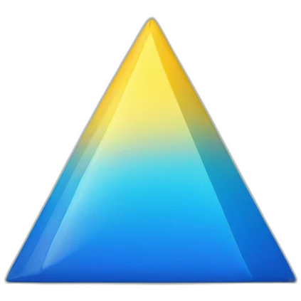 blue triangles emoji