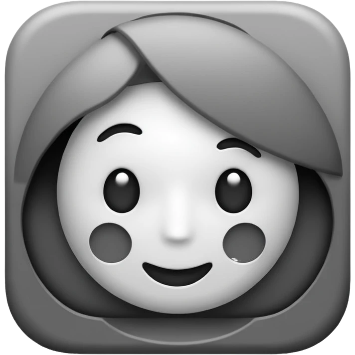 Realistic work  with neutral color emoji