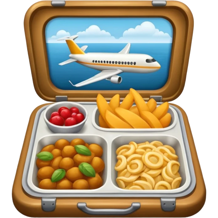 plane food emoji