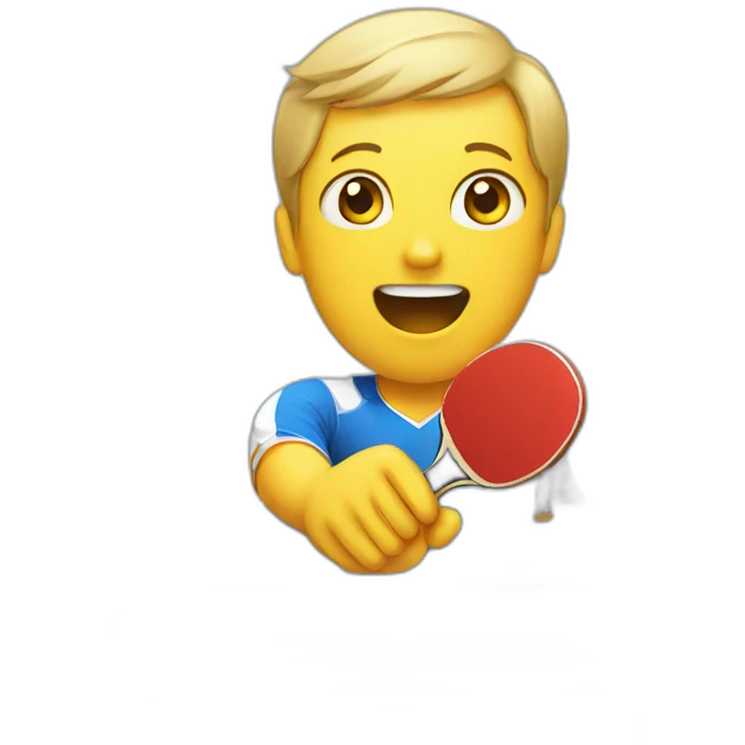 Table tennis emoji