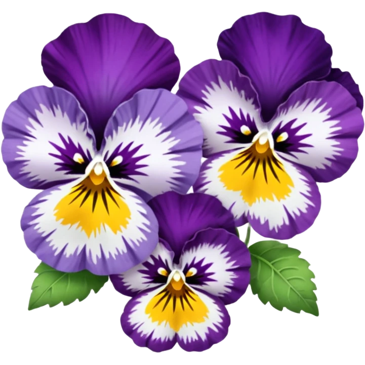 pansies emoji