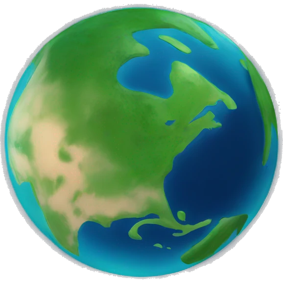 Earth like emoji