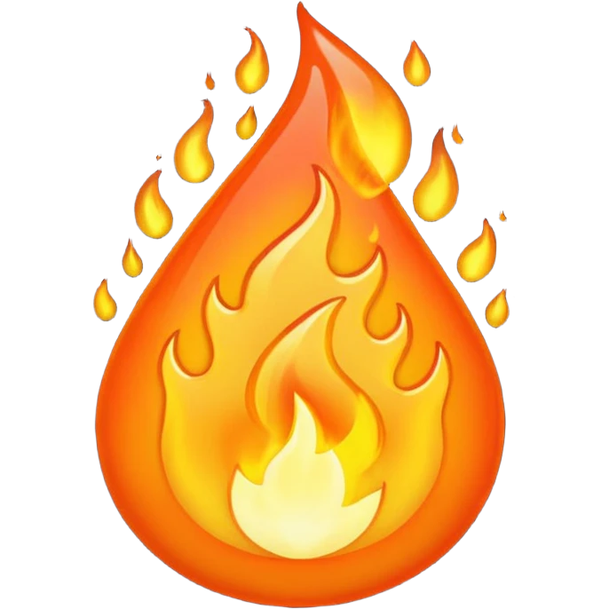 fire drop emoji